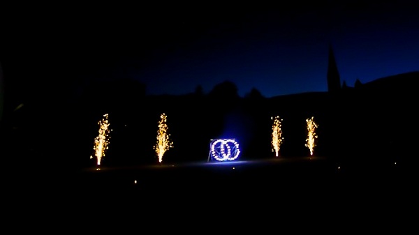 Feuerwerk Hochzeit high standart