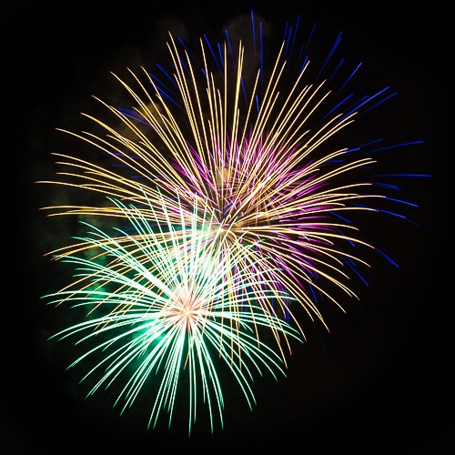 Feuerwerk Abitur bunt 500x500