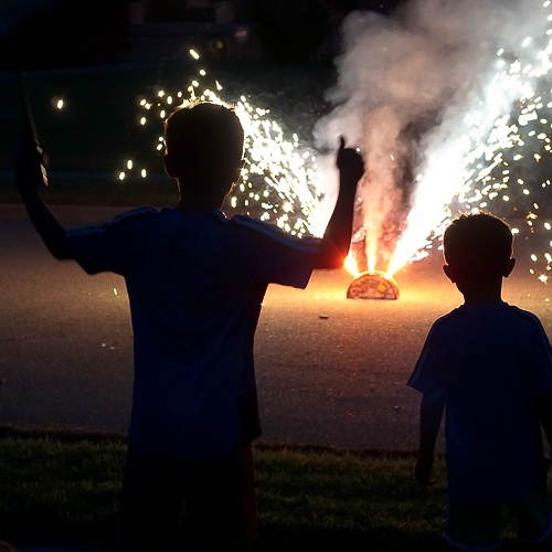 Feuerwerk selber Zünden Fontäne 500x500